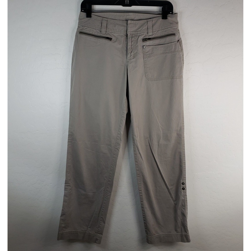 Athleta‎ Pants Women's Size 6 Pivot Hiking Zip Pockets Draw String Style# 739402